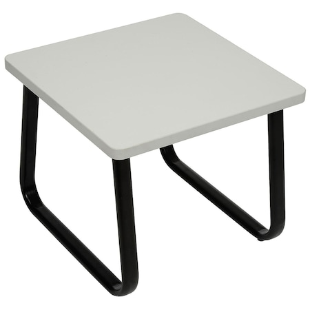 Global Industrial Square Coffee Table, Gray Top, 20 x 20 238410GY